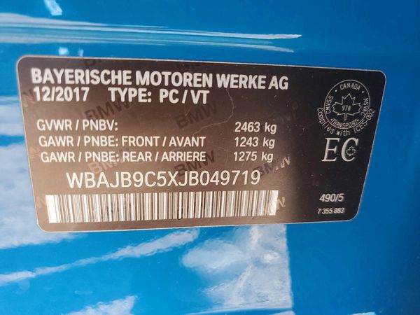2018 BMW M550XI xDrive