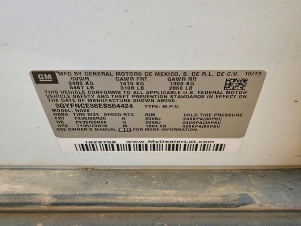 2014 CADILLAC SRX Performance