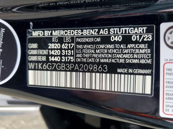 2023 MERCEDES-BENZ S S580 4MATIC
