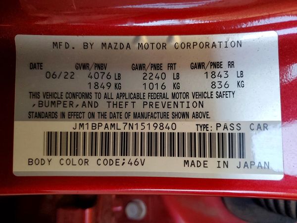 2022 MAZDA 3 Premium Package