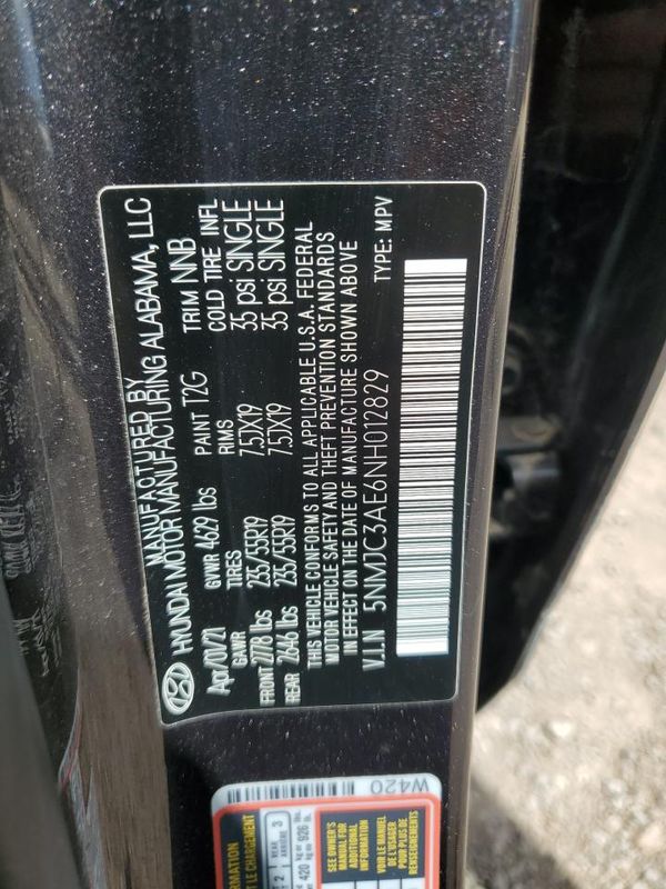 2022 HYUNDAI TUCSON SEL Premium Pkg