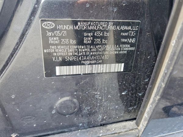 2021 HYUNDAI SONATA