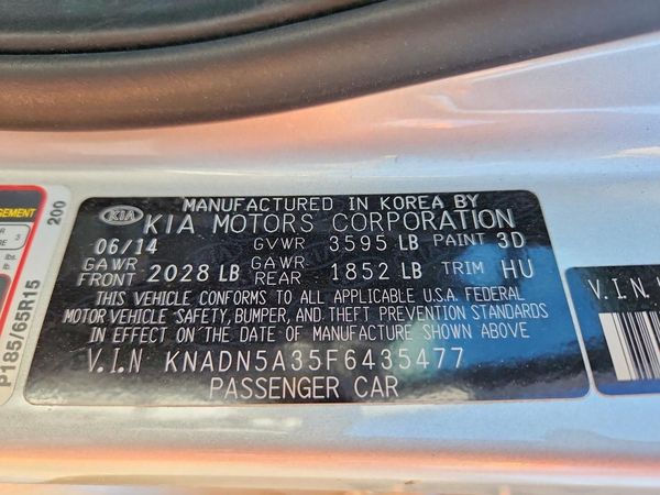 2015 KIA RIO 5-DOOR