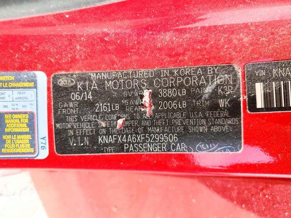 2015 KIA FORTE