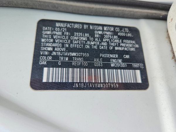 2021 NISSAN ROGUE SPORT SV