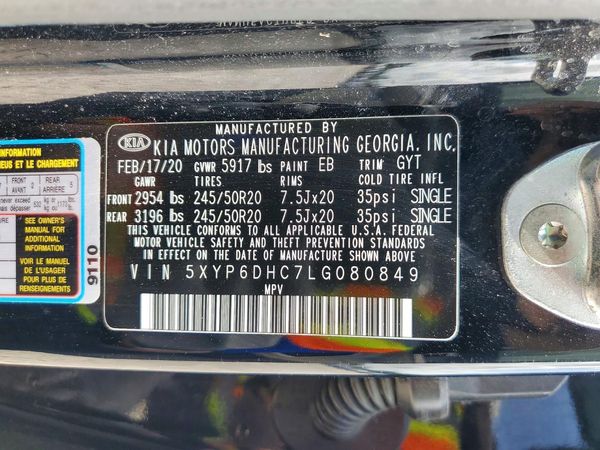 2020 KIA TELLURIDE S