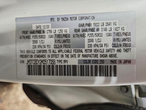 2021 MAZDA CX-9 Grand Touring