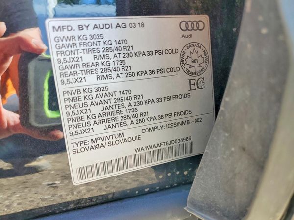 2018 AUDI Q7