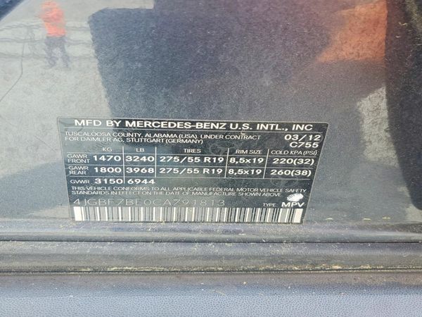 2012 MERCEDES-BENZ GL