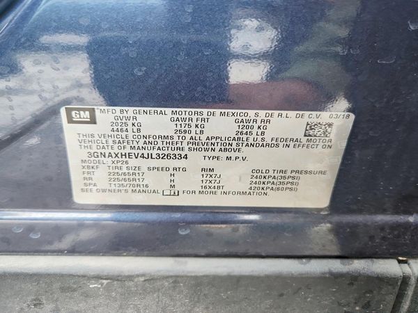 2018 CHEVROLET EQUINOX LS