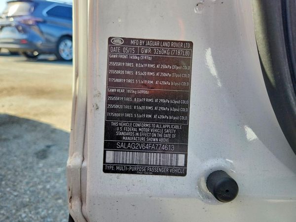 2015 LAND ROVER LR4 HSE — VINS