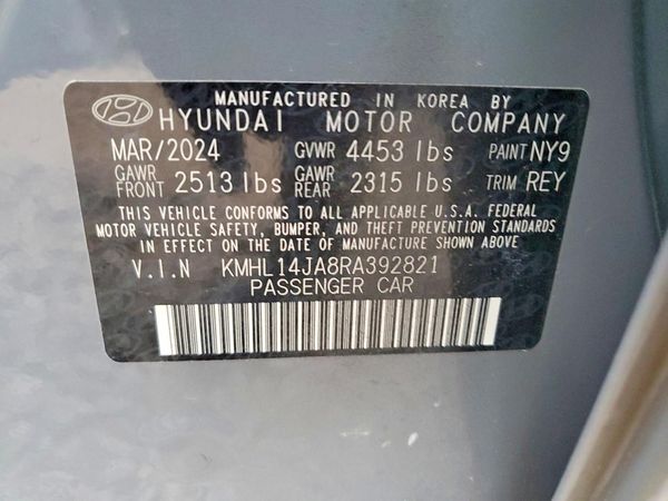 2024 HYUNDAI SONATA SEL w/ Convenience Pkg