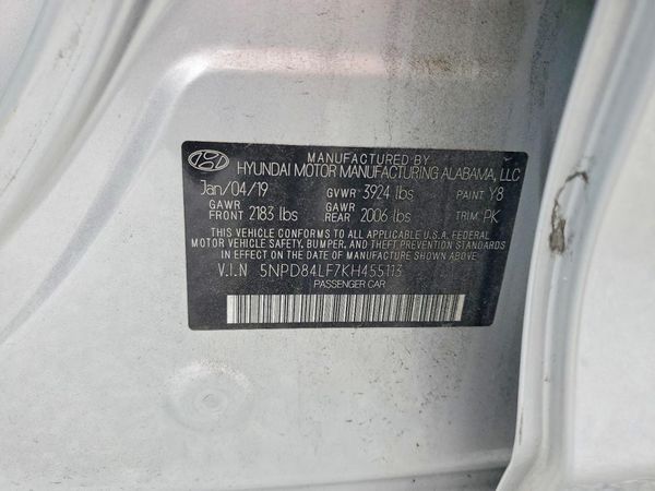2019 HYUNDAI ELANTRA