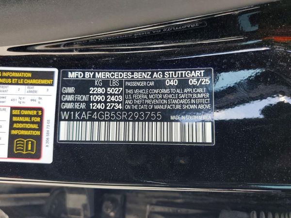 2025 MERCEDES-BENZ C C300