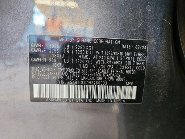 2024 SUBARU OUTBACK