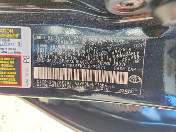 2014 TOYOTA CAMRY