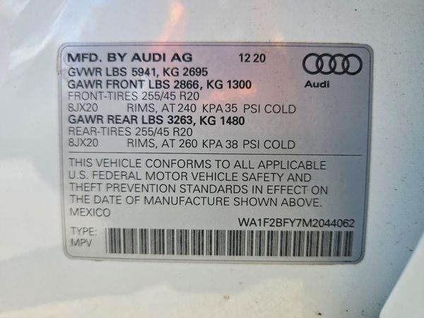 2021 AUDI Q5 E