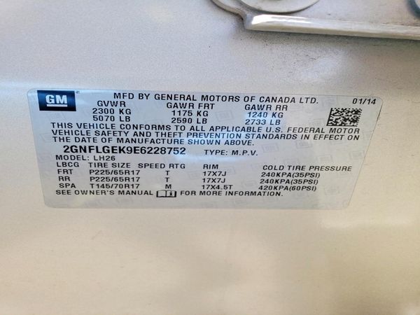 2014 CHEVROLET EQUINOX