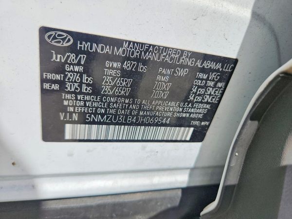 2018 HYUNDAI SANTA FE SPORT