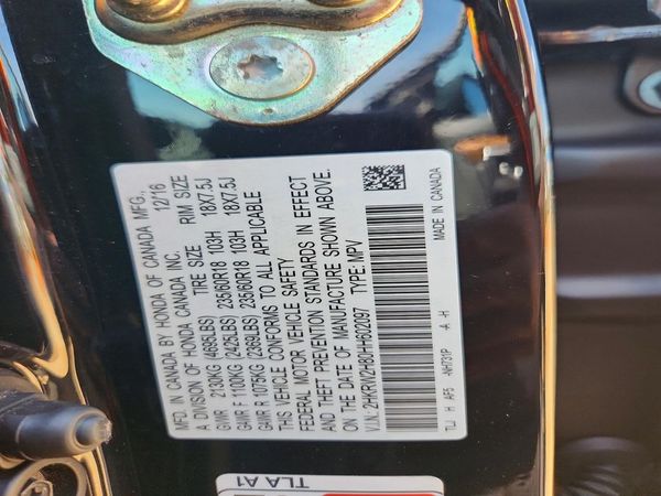 2017 HONDA CRV EX-L/EX-L Navi