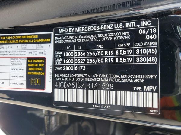 2018 MERCEDES-BENZ GLE GLE350