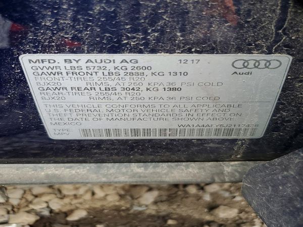 2018 AUDI SQ5