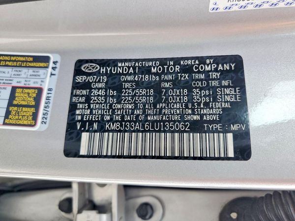 2020 HYUNDAI TUCSON