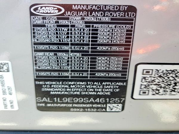 2025 LAND ROVER RANGE ROVER SPORT P530 Dynamic SE