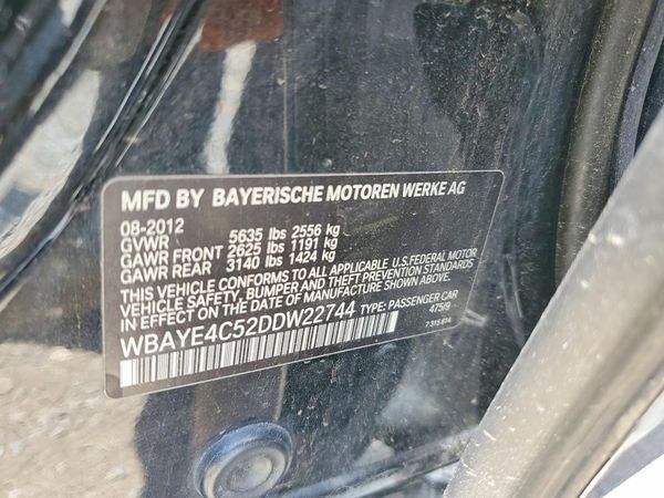 2013 BMW 740
