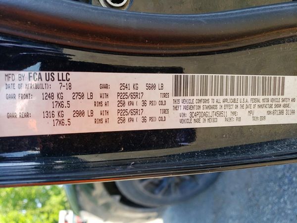 2018 DODGE JOURNEY SE