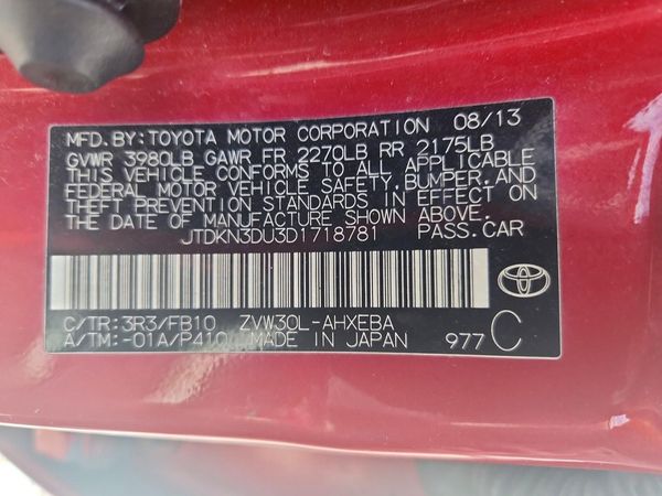 2013 TOYOTA PRIUS