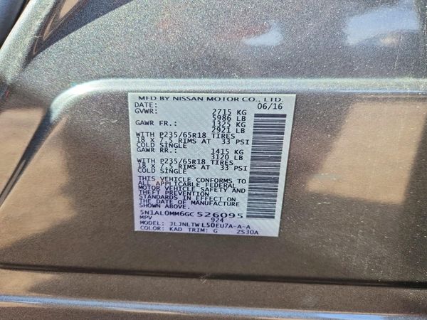 2016 INFINITI QX60