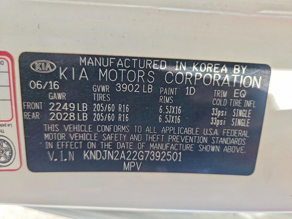 2016 KIA SOUL Plus