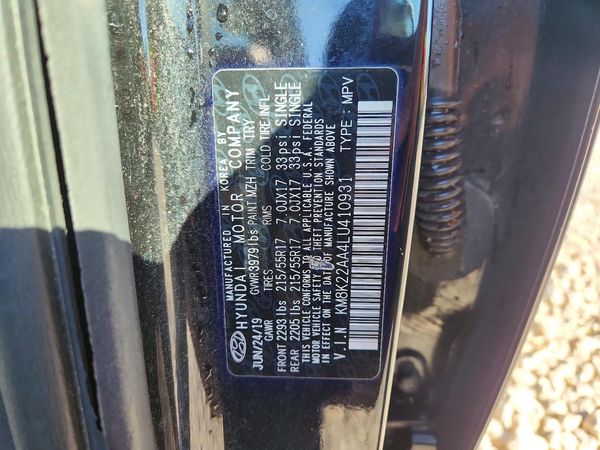 2020 HYUNDAI KONA SEL