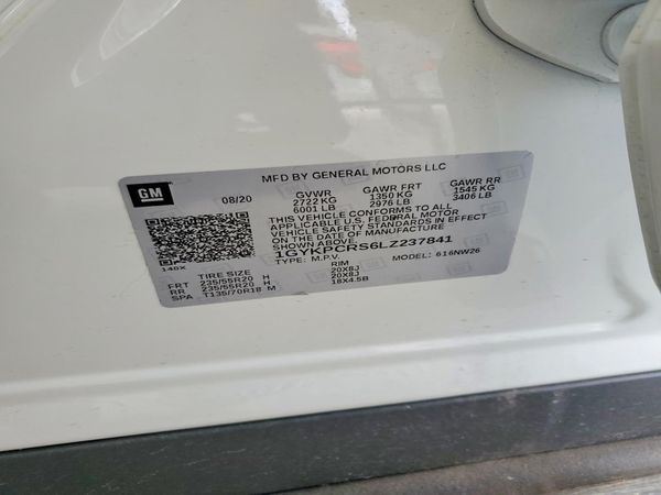 2020 CADILLAC XT6 Premium Luxury — VINS