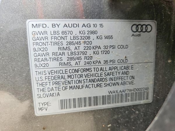 2017 AUDI Q7