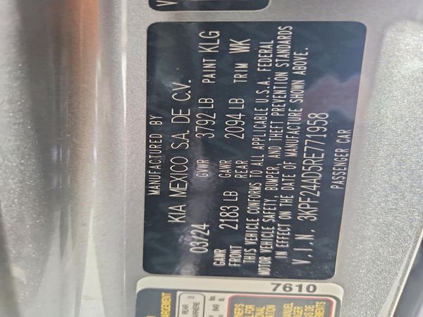 2024 KIA FORTE