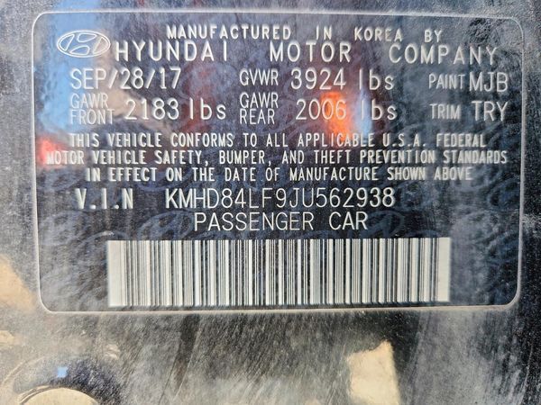2018 HYUNDAI ELANTRA