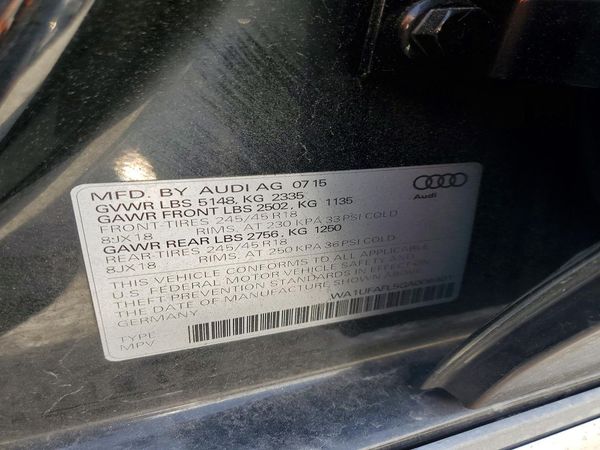 2016 AUDI A4 ALLROAD quattro Premium Plus