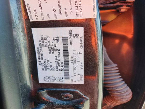 2017 FORD F150 SuperCrew