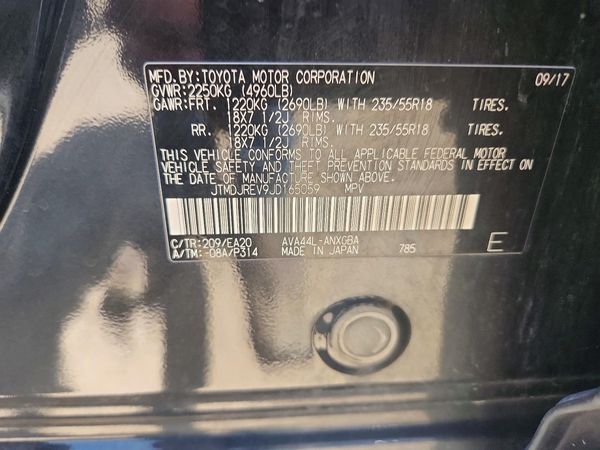 2018 TOYOTA RAV4 Ltd