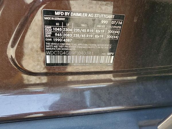 2015 MERCEDES-BENZ GLA GLA250 4-MATIC
