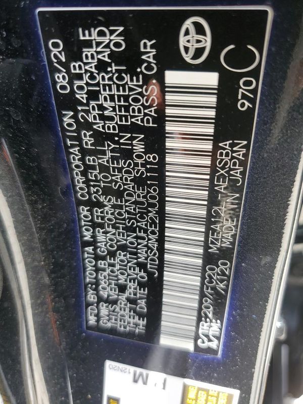 2021 TOYOTA COROLLA SE, CVT