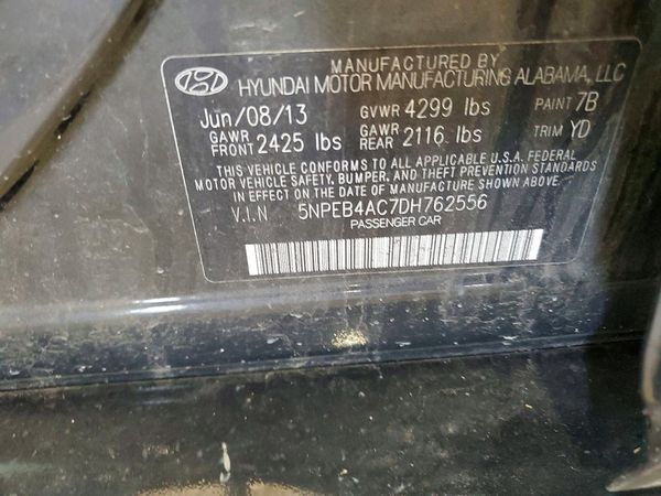 2013 HYUNDAI SONATA GLS/ GLS Popular