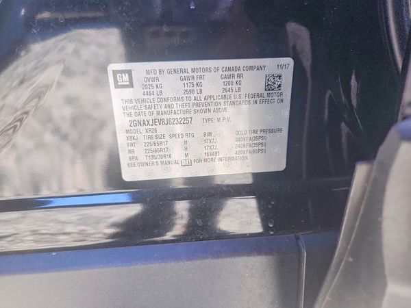 2018 CHEVROLET EQUINOX