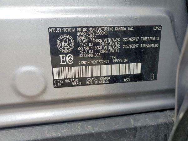 2022 TOYOTA RAV4