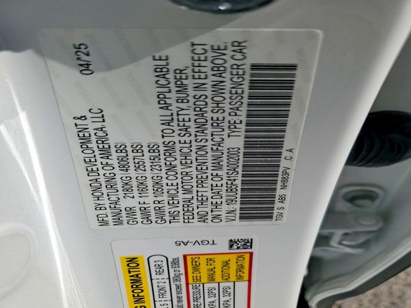 2025 ACURA TLX Technology Package