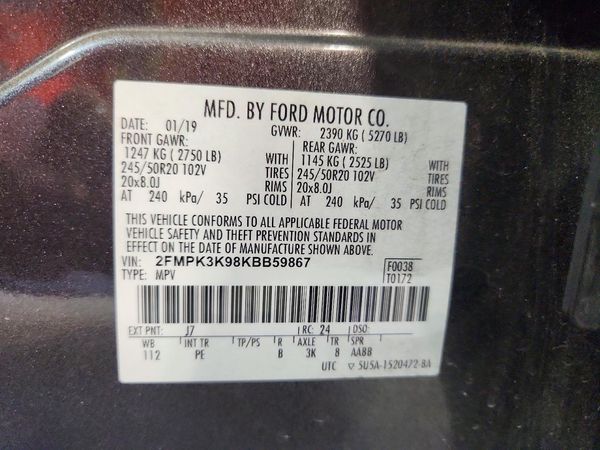 2019 FORD EDGE