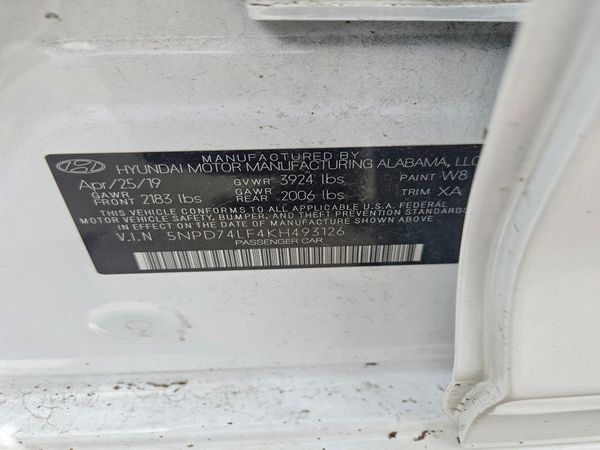 2019 HYUNDAI ELANTRA