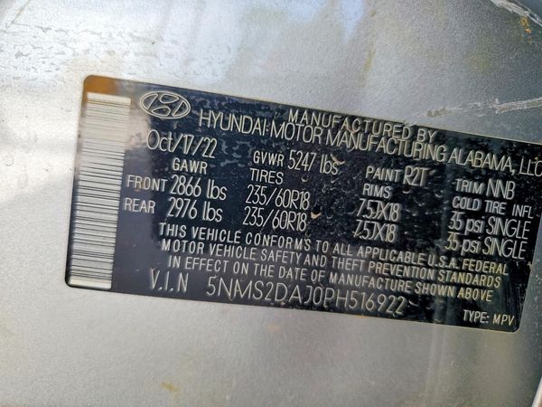 2023 HYUNDAI SANTA FE SEL